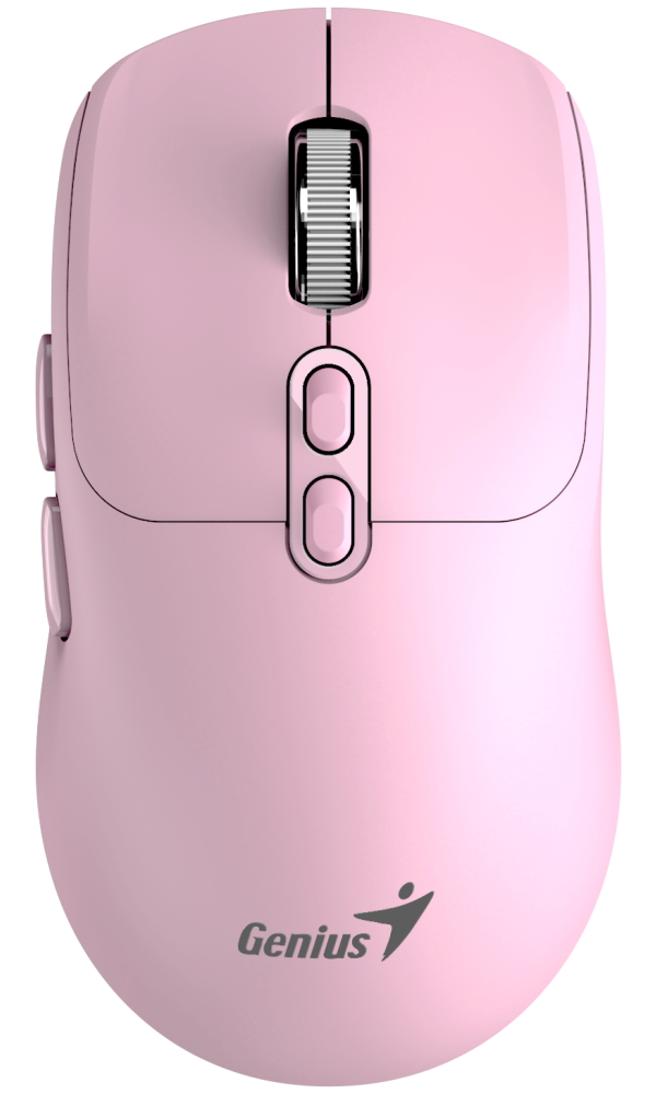 GENIUS NX-8080S BT Young Pink/ duální Bluetooth + 2,4GHz/ 1600 dpi/ bezdrátová/ Copilot/ tichá/ 7tlačítková/ růžová